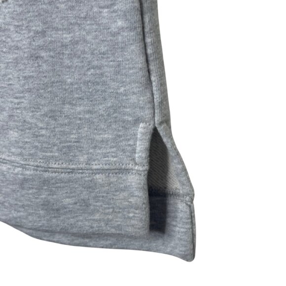 TALBOTS | Gray Long Sleeve Crewneck Sweatshirt with Embroidered Hearts | Size XS - Picture 4 of 13